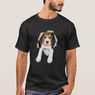 Sneaking Beagle Puppy Hund älskare Animal Breeder T Shirt