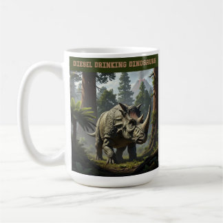 Sneaking triceratops kaffemugg
