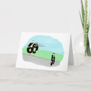 SNEAKY 60 BIRTHDAY KORT