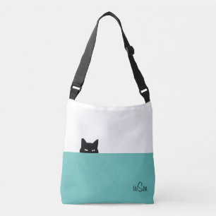 Sneaky Cat Crossbody Bag Axelväska