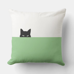 Sneaky Cat Fyrkant Kudde