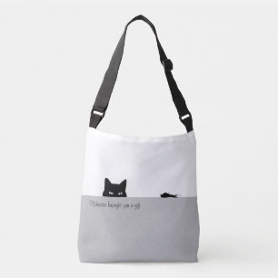 Sneaky Cat gav dig en gåva Axelväska