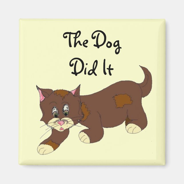 Sneaky Cat Magnet (Framsidan)