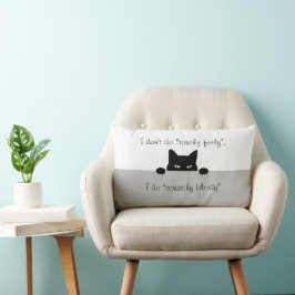 Sneaky Cat Touchy Feely Lumbar Pillow Lumbarkudde