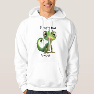 Sneaky Gecko - Funny Pocket Lizard älskare Hoodie