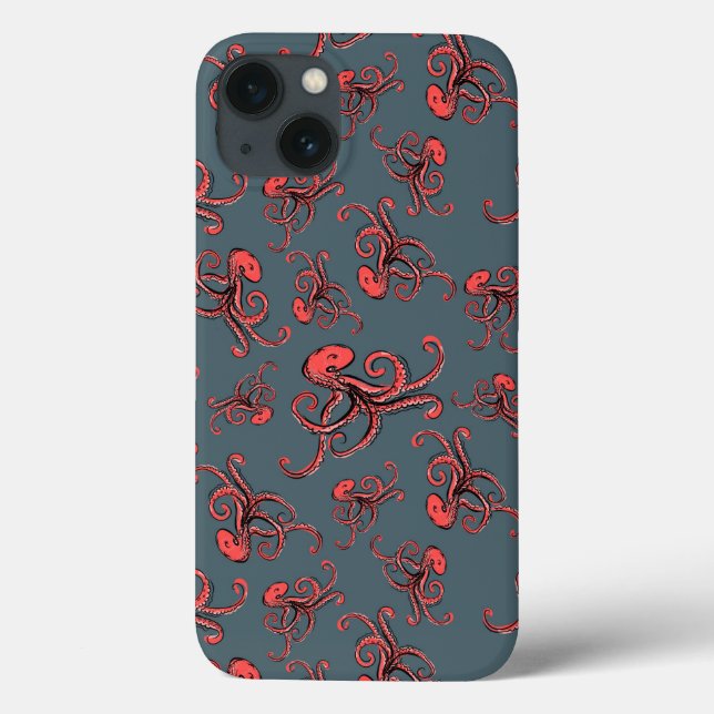 Sneaky Octopus Mönster (Baksida)