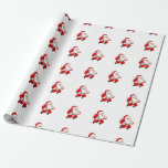 Sneaky Santa Wrapping Papper Presentpapper<br><div class="desc">Se till att varje gåva du har lagrar i kärlek genom att skapa anpassningsbar Sneaky Santa papper.
30 tum vid 6 fot</div>