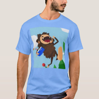 sneaky sasquatch big head 2 t shirt
