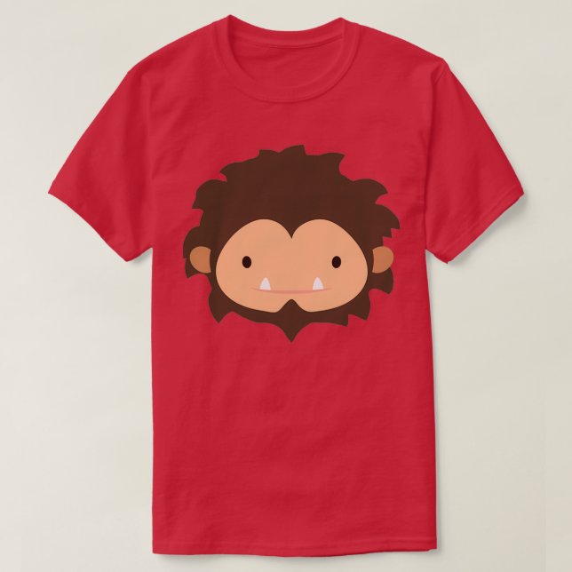 Sneaky Sasquatch Big Head 3 T Shirt (Design framsida)