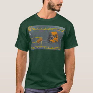 Sneaky Sasquatch Forklifter T Shirt