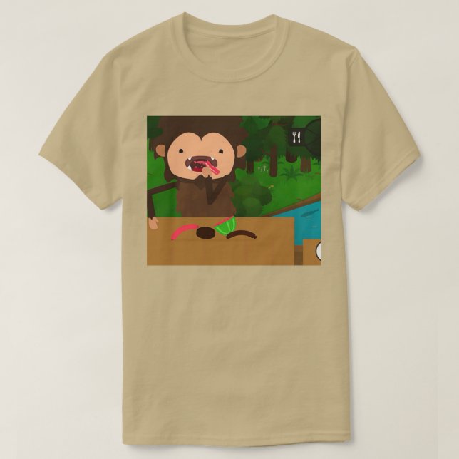 Sneaky Sasquatch Picnic T Shirt (Design framsida)
