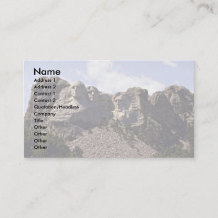 Sned boll beskådar, Mount Rushmore, South Dakota Visitkort