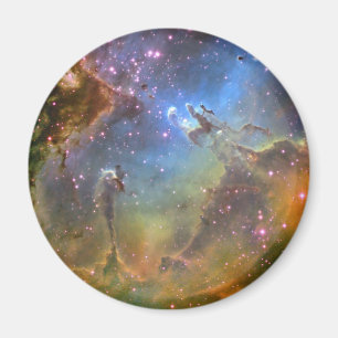 Sned boll-Fält avbildar av örnnebulaen Magnet