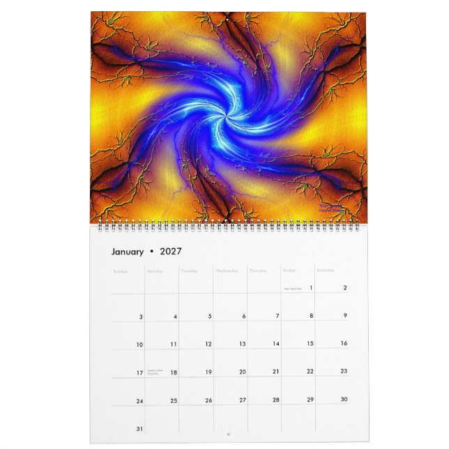 Sned kalender 2015 för konst (Jan 2027)