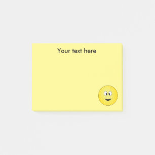 Snedögd  Gul Ansikte Personlig Post-it Block