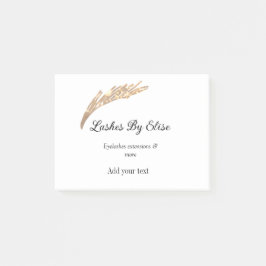 snedstreck genom att lägga till kontaktinfo för so post-it block