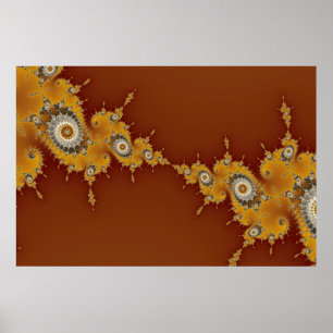 Snedvrida - Fractalaffischen Poster