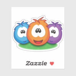 Sneezies! Icon Style Trio Arrangment Klistermärken