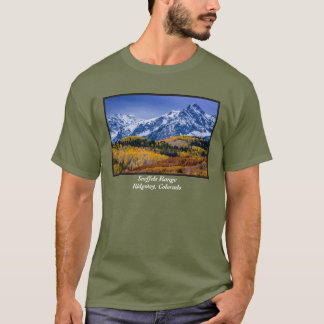 Sneffels spänner nedgångsoluppgången - Colorado T-shirt