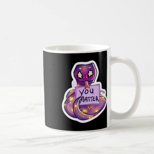 Snek säger att du Sticker Kaffemugg (Höger)