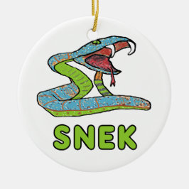 Snek (Snake) Julgransprydnad Keramik