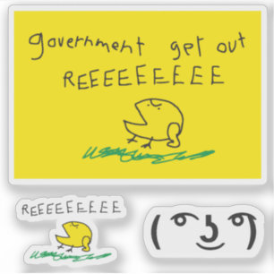 Snekright gadsden flag parodi meme no step on snek klistermärken