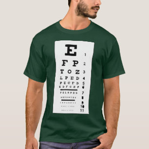 Snellen-diagram T Shirt
