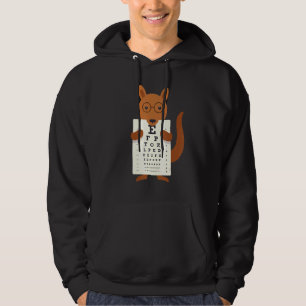 Snellendiagram i Kangaroo Öga Hoodie