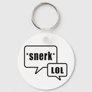 Snerk LOL design Nyckelring