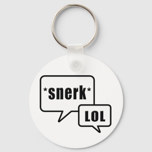 Snerk LOL-design Nyckelring (Framsida)