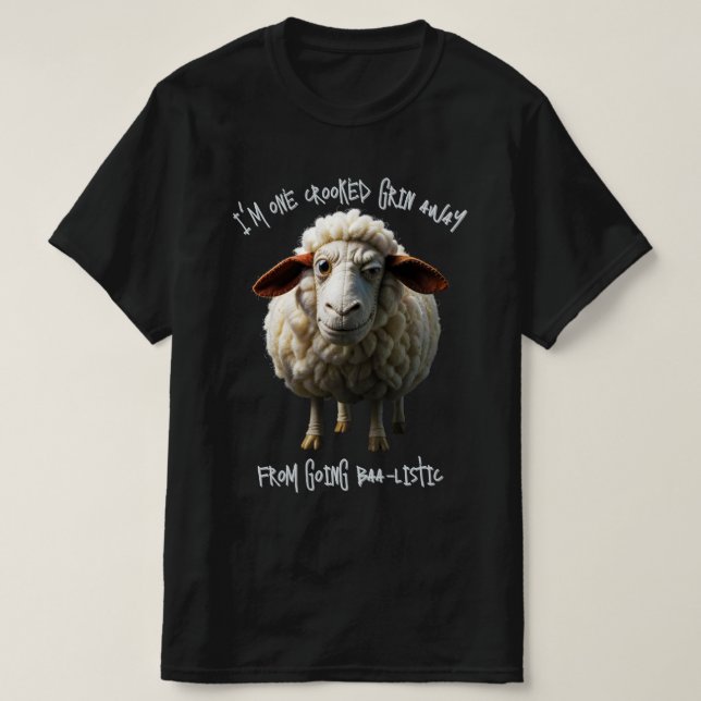 snett leende 001 t shirt (Design framsida)