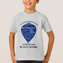 Snettaste Järnvägen Mt Tamalpais Anpassningsbar T Shirt