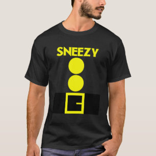 Snezy Beard Santa Dwarf Matching Group Costume Gi T Shirt