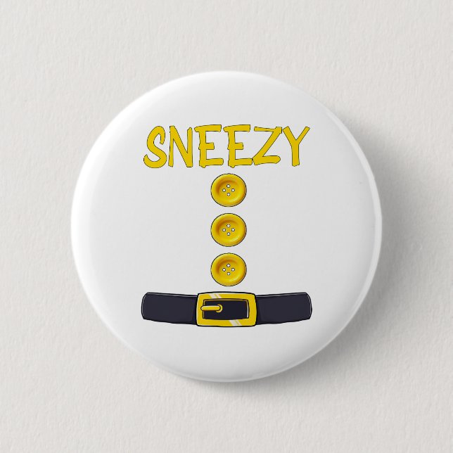 Snezy Dwarf Halloween Costume Färg Matching Slee Knapp (Framsida)