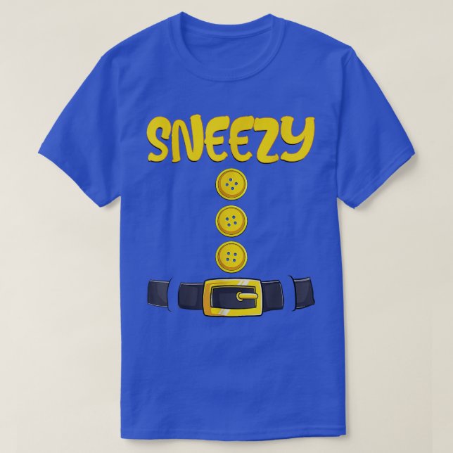 Snezy Halloween Dwarf Costume Färg Matching 2531 T Shirt (Design framsida)
