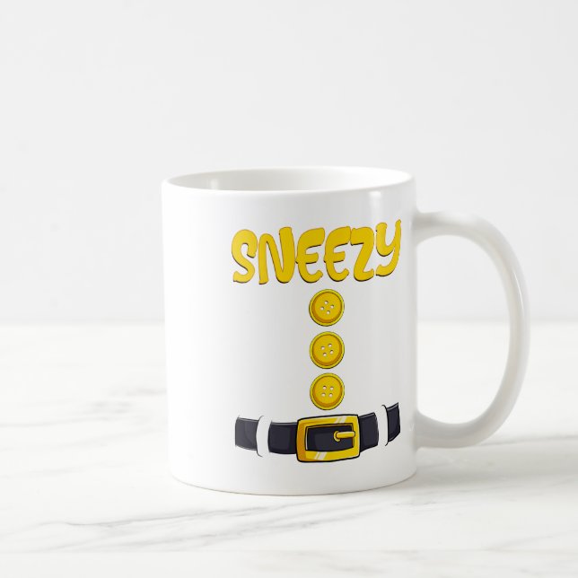 Snezy Halloween Dwarf Costume Färg Matching Kaffemugg (Höger)