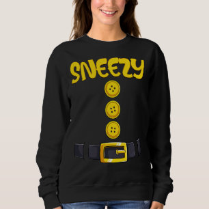 Snezy Halloween Dwarf Costume Färg Matching T Shirt