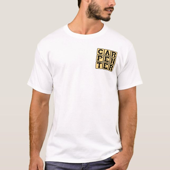 Snickare, bygger karriär t-shirt (Framsida)