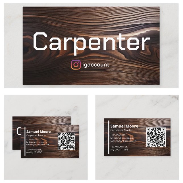 Snickare Visitkort (Carpenters Business Card
)