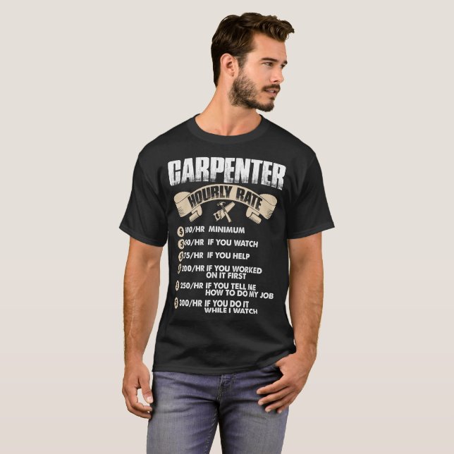 Snickaren klassar i timmen tshirten tröja (Hel framsida)