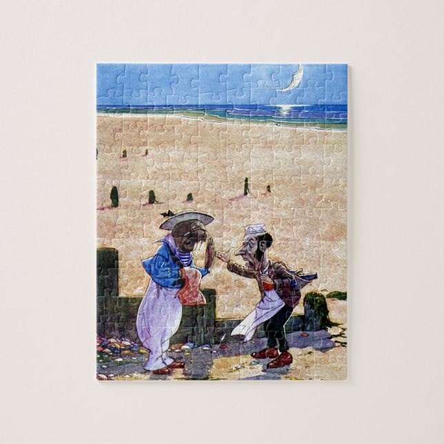 Snickaren och valrossen - Alice i underland Pussel (Vertikal)