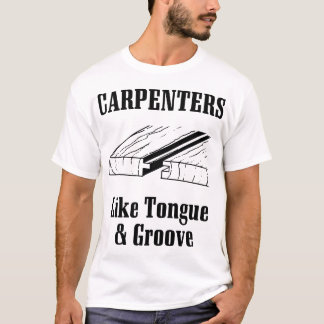 snickarenågot liknandetungan och räfflar snickaren t shirt