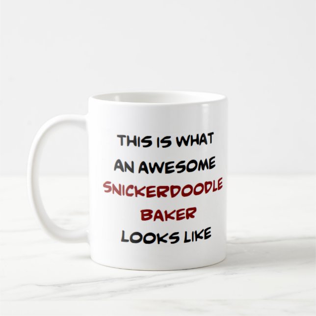 Snickerdoodle baker, fantastisk kaffemugg (Vänster)