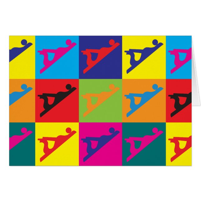Snickeripopkonst Hälsningskort (Framsidan Horizontal)
