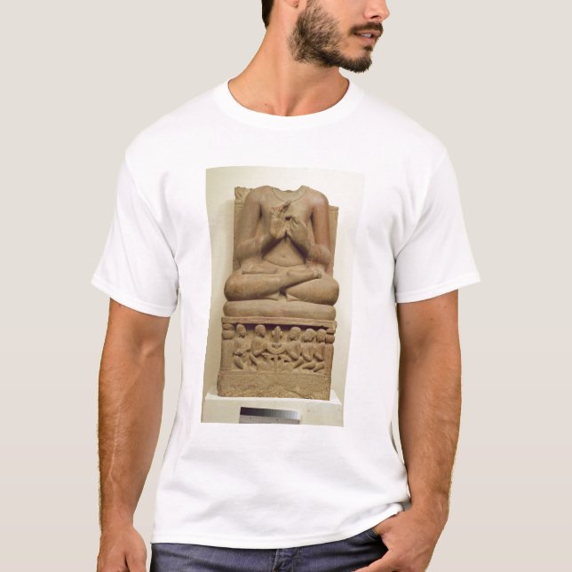 Snida av Buddha i inställningen av att predika ett Tee (Framsida)