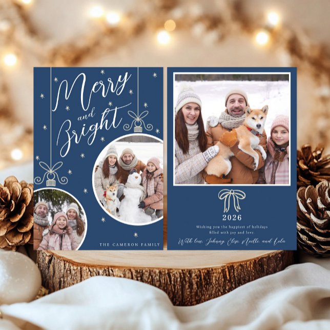 Snidad Julkort med Snödekoration Inbjudningar (Skapare uppladdad)