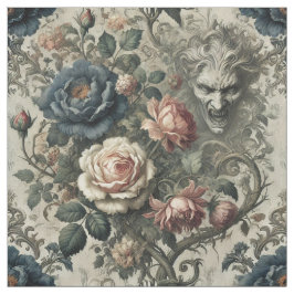 Snidanmärkningar - Gothic Påstående Tile Tyg