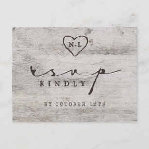 Sniden för lantligt prima OSA bröllopmål för Vykort