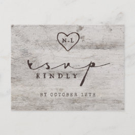 Sniden för lantligt prima OSA bröllopmål för Vykort