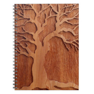 Sniden Wood Planner Anteckningsbok